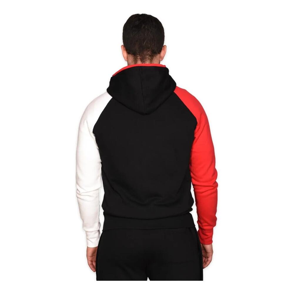 Kangol Men's Hoodie Full Zip Colorblock Fleece Sweatshirt - Picture 4 of 4